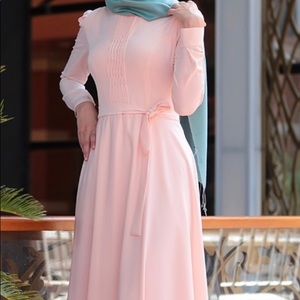 (Sold out) long sleeve maxi dress abaya jilbab